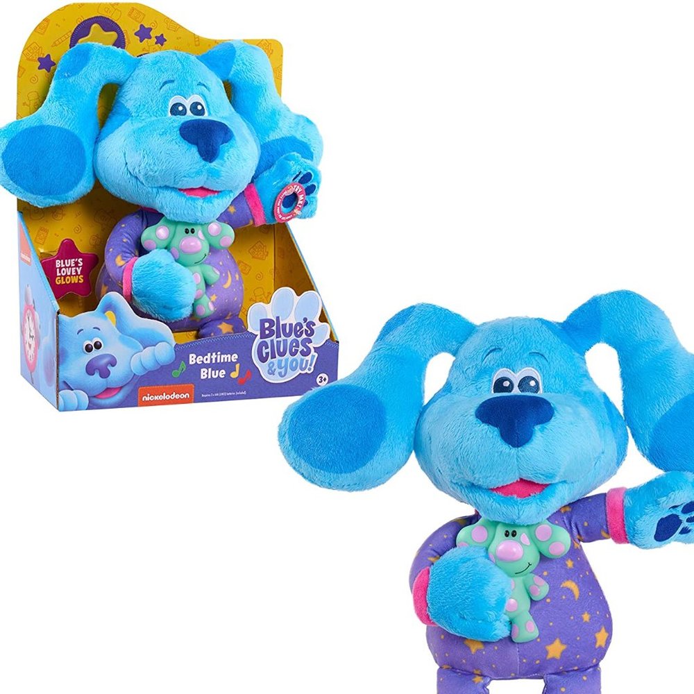 Blue Clues Snuggle BedTime Blue & Glowing Lovey